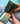 Green Tie Dye Leather Wallet